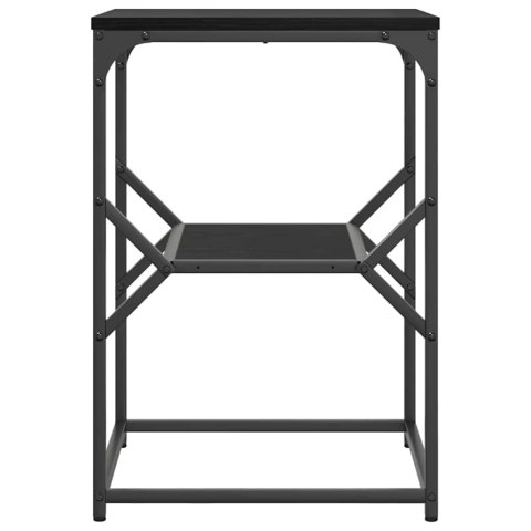 STOLIK BOCZNY CZARNY DĄB 41X40X60CM