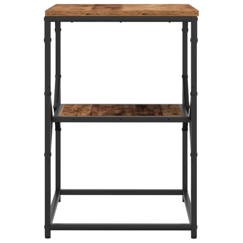 STOLIK BOCZNY STARE DREWNO 41X40X60CM