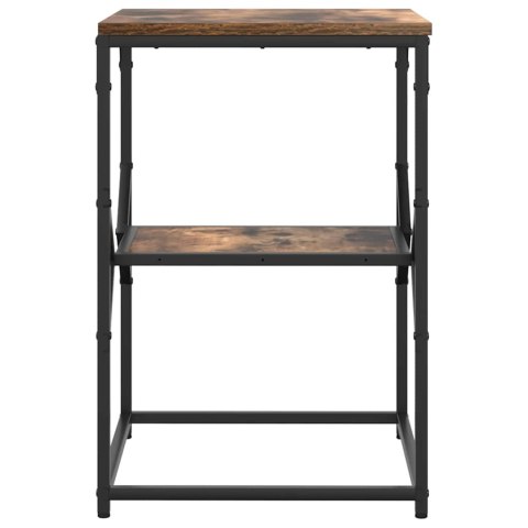 STOLIK BOCZNY WĘDZONY DĄB 41X40X60CM