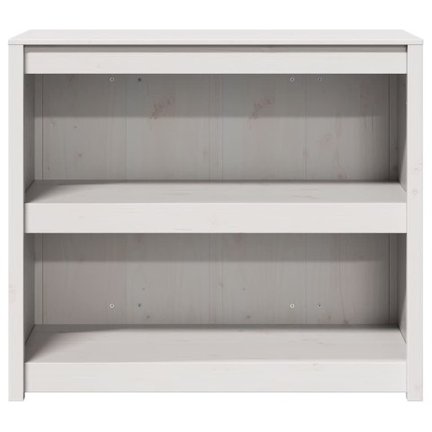 SZAFKA KUCHENNA BIAŁY 106X55X92CM LITE DREWNO SOSNOWE