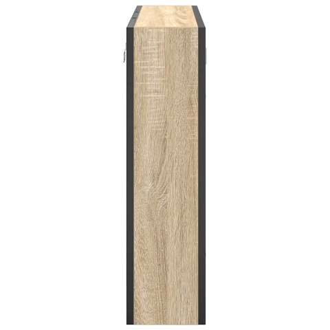 SZAFKA Z LUSTREM DO ŁAZIENKI Z PÓŁKĄ BEŻOWY 60X16X60CM