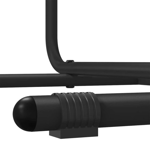 WIESZAK NA UBRANIA CZARNY 62X48X158CM STAL