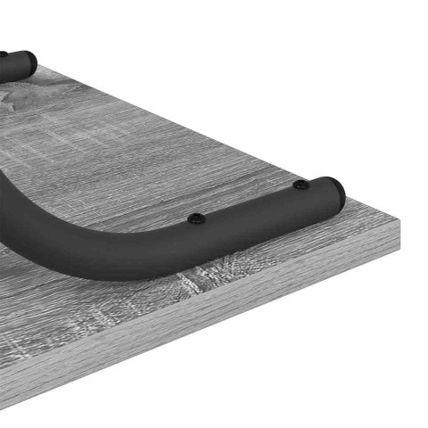 KONSOLA Z PÓŁKĄ SZARY DĄB SONOMA 101X35X80.5CM