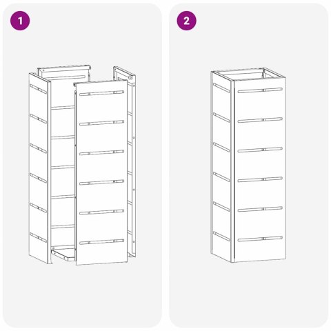 STOJAK NA PARASOL ANTRACYT 15.5X15.5X49CM METAL