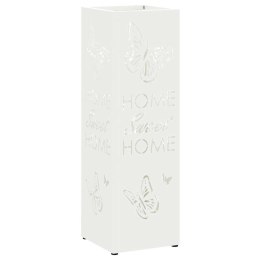 STOJAK NA PARASOL BIAŁY 15.5X15.5X49CM METAL