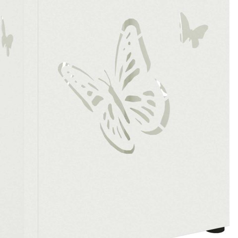 STOJAK NA PARASOL BIAŁY 15.5X15.5X49CM METAL