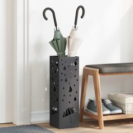 STOJAK NA PARASOL CZARNY 15.5X15.5X49CM METAL