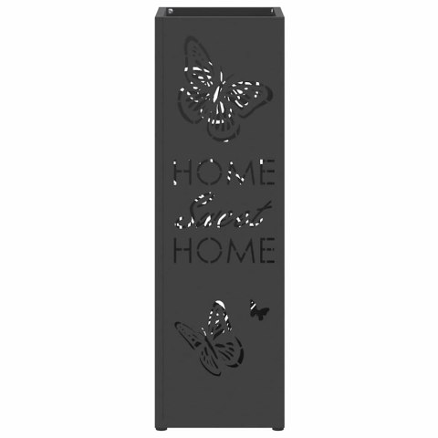 STOJAK NA PARASOL CZARNY 15.5X15.5X49CM METAL