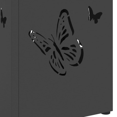 STOJAK NA PARASOL CZARNY 15.5X15.5X49CM METAL