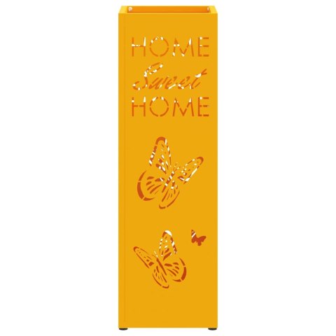 STOJAK NA PARASOL MUSZTARDOWY 15.5X15.5X49CM METAL