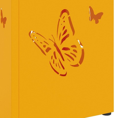 STOJAK NA PARASOL MUSZTARDOWY 15.5X15.5X49CM METAL