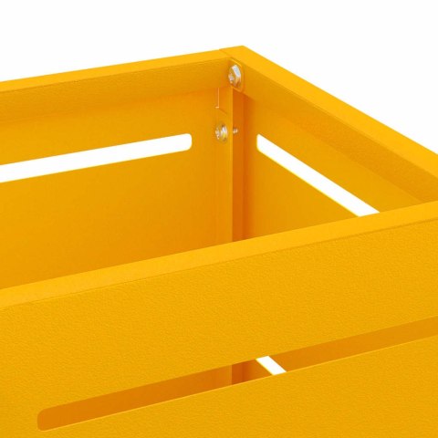 STOJAK NA PARASOL MUSZTARDOWY 15.5X15.5X49CM METAL