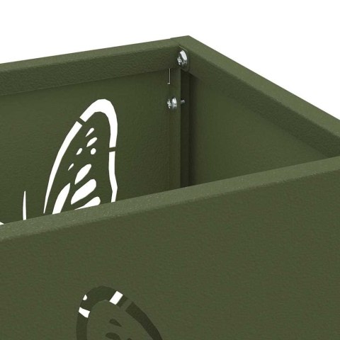 STOJAK NA PARASOL OLIWKOWY 15.5X15.5X49CM METAL