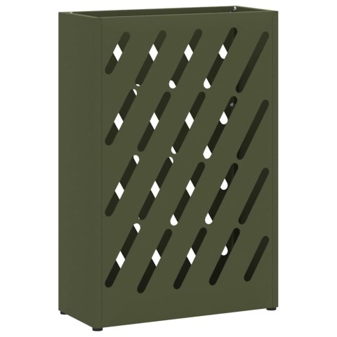 STOJAK NA PARASOL OLIWKOWY 28X12X41CM STAL