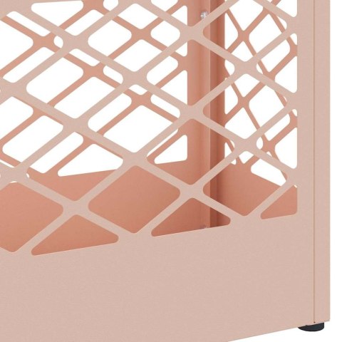 STOJAK NA PARASOL Z PRZECHOWYWANIEM RÓŻOWY 28X12X41CM STAL