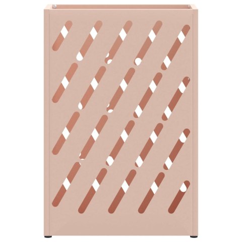 STOJAK NA PARASOL Z PRZECHOWYWANIEM RÓŻOWY 28X12X41CM STAL