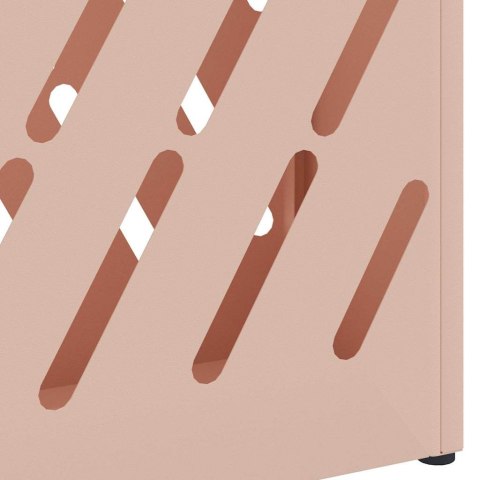 STOJAK NA PARASOL Z PRZECHOWYWANIEM RÓŻOWY 28X12X41CM STAL