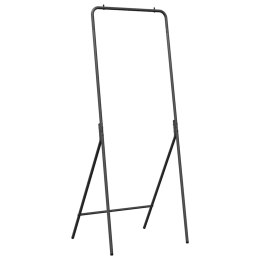 WIESZAK NA UBRANIA CZARNY 60X53X155CM STAL