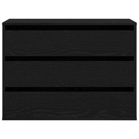 KOMODA CZARNY DĄB 80X41X58CM