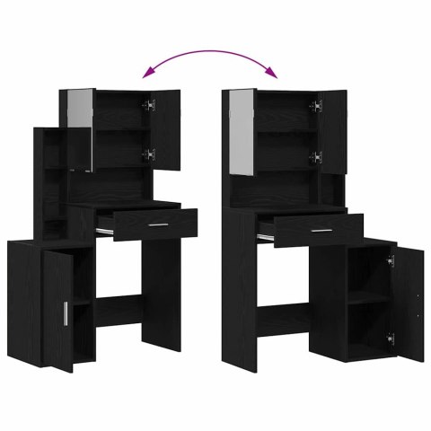 TOALETKA CZARNY DĄB 80X35X132CM