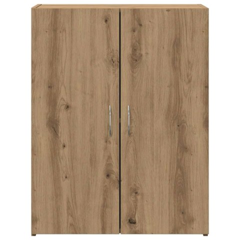 BIUROWA SZAFKA Z PÓŁKĄ Z DRZWIAMI DĄB ARTISAN 60X32X77.5