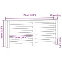 OSŁONA GRZEJNIKA KALORYFERA CZARNY DĄB 175X20X82CM