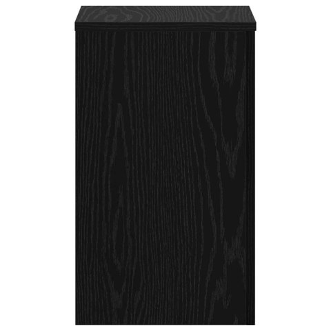 STOJAK NA ROŚLINY 2 SZT. CZARNY DĄB 30X30X50CM