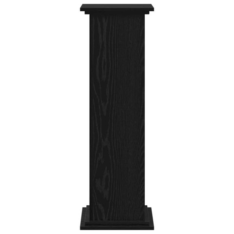 STOJAK NA ROŚLINY CZARNY DĄB 33X33X100CM