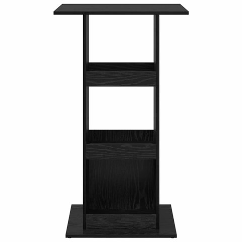 STÓŁ BAROWY CZARNY DĄB 60X60X100CM