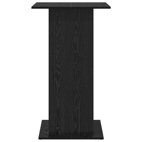 STÓŁ BAROWY CZARNY DĄB 60X60X100CM