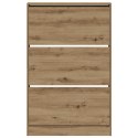 SZAFKA NA BUTY Z PRZECHOWYWANIEM DĄB ARTISAN 80X21X125.5CM