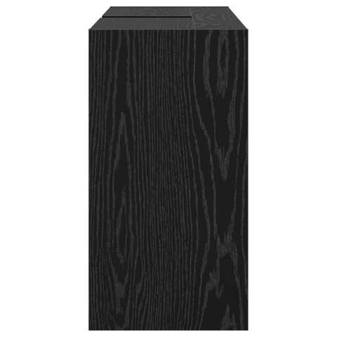 SZAFKA POD UMYWALKĘ Z DRZWIAMI CZARNY DĄB 90X29X55CM