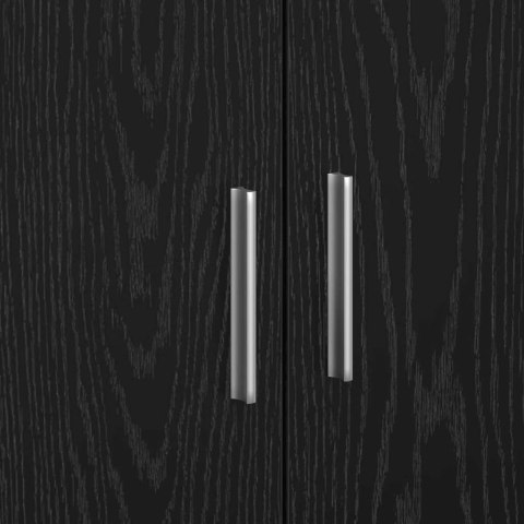 SZAFKA POD UMYWALKĘ Z DRZWIAMI CZARNY DĄB 90X29X55CM