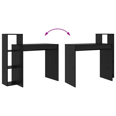 BIURKO CZARNY DĄB 100X40X90CM