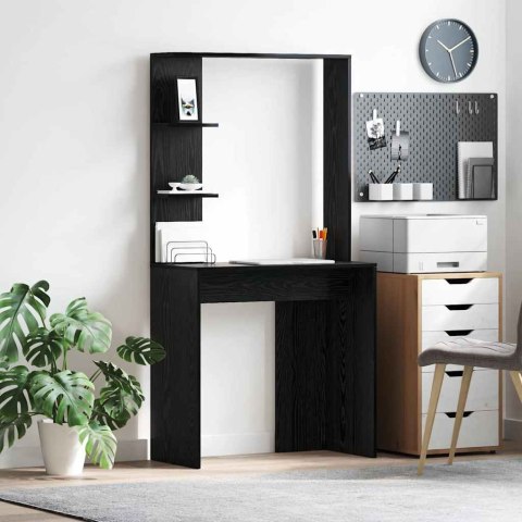 BIURKO CZARNY DĄB 78.5X37X154.5CM