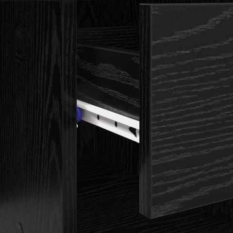 BIURKO CZARNY DĄB 90X49.5X75CM