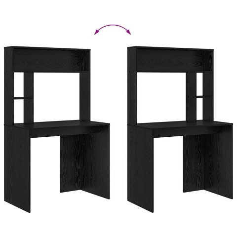 BIURKO CZARNY DĄB 91X50X149CM