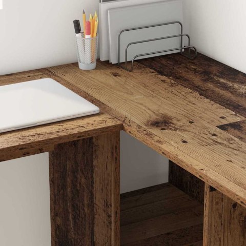 BIURKO STARE DREWNO 142X102X73CM