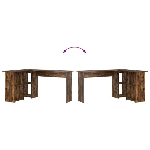 BIURKO WĘDZONY DĄB 142X102X73CM