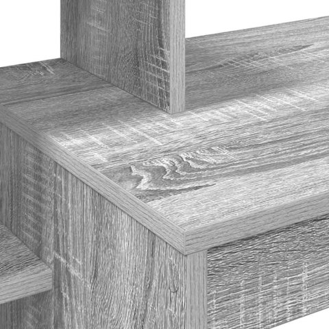 BIURKO Z PÓŁKĄ SZARY DĄB SONOMA 100X40X90CM