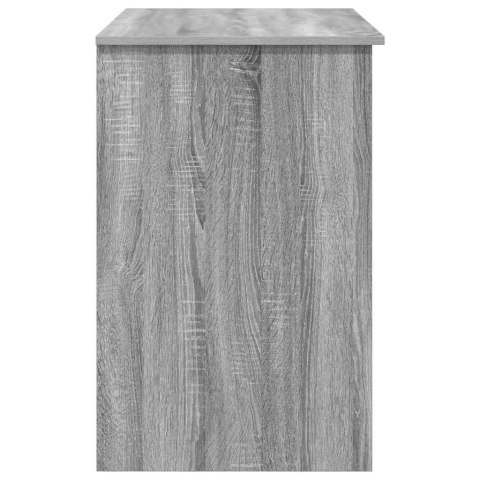 BIURKO Z SZUFLADĄ Z PÓŁKĄ SZARY DĄB SONOMA 90X49.5X75CM