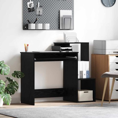 BIURKO CZARNY DĄB 106X40X88,5CM