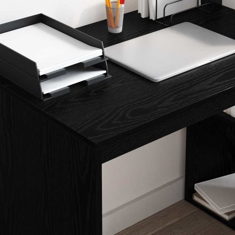 BIURKO CZARNY DĄB 108X55X103.5CM