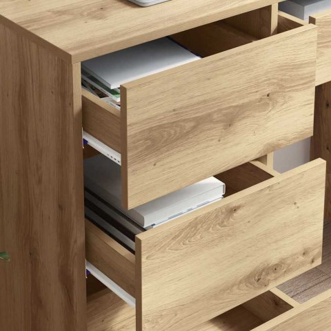 BIURKO DĄB ARTISAN 90X37,5X75CM