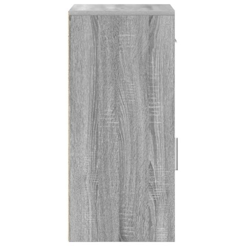 KOMODA Z SZUFLADĄ SZARY DĄB SONOMA 38X34,5X75CM