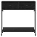 KONSOLA CZARNY DĄB 75X34.5X75CM