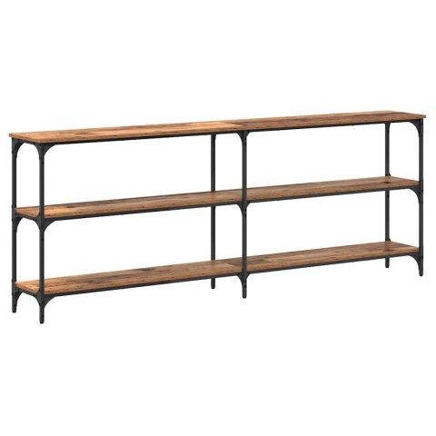 KONSOLA STARE DREWNO 200X29X75CM