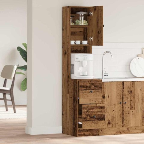 SZAFKA KUCHENNA Z SZUFLADĄ STARE DREWNO