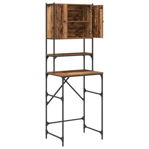 SZAFKA NA PRALKĘ STARE DREWNO 68X48,5X194CM