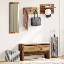 ZESTAW MEBLI DO PRZEDPOKOJU STARE DREWNO 90X31X46.5CM